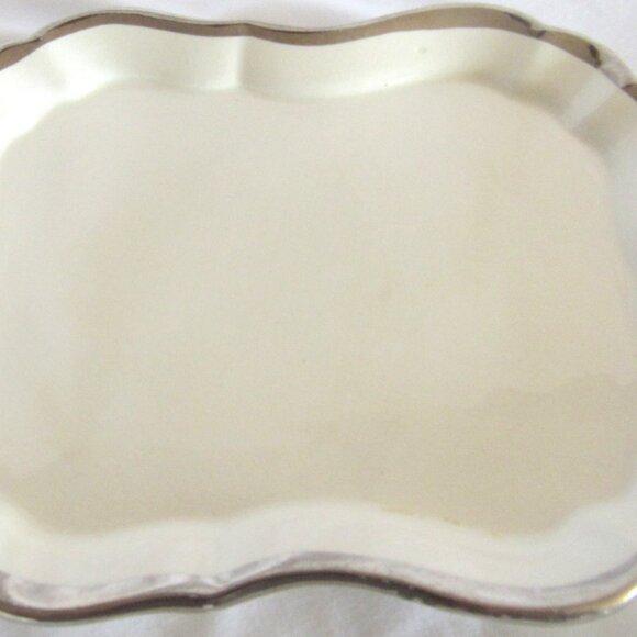 Vintage Sandland Ware Silver Lustre Covered Cheese Dish, Circa 1940's,   B780 - Picture 5 of 10